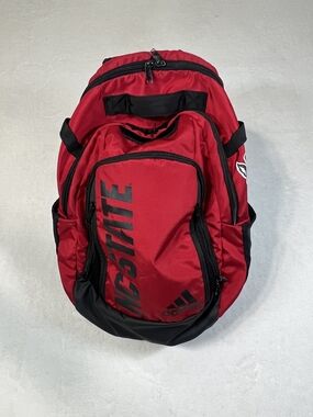 Adidas Red NC State Team Backpack for Men